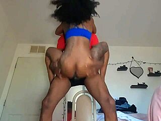 Riding and squirting with big black cock