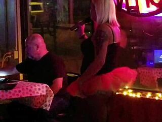 Just another wild tranny party with blonde hotties tonight