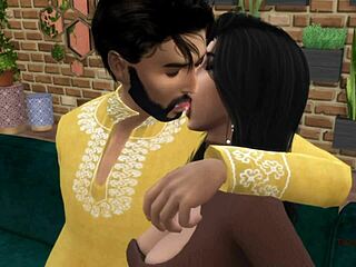 Индийская падчерица трахается отчимом, пока мачеха смотрит