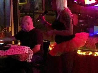 Just another wild tranny party with blonde hotties tonight