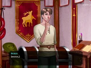 Boris Spanks the Tree That Looks Like an Ass in Horny Hentai.