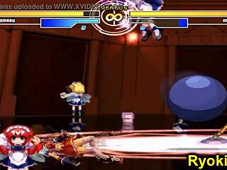 Kuromaru battles Maria the queen of fighters
