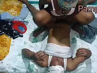 my stepbrother pounds me hard with hindi moans