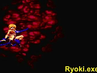 Kuromaru battles Maria the queen of fighters