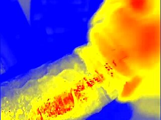 in a homemade pov, bbw blonde gives sloppy blowjob to big black cock, ending in cumshot