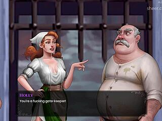 Boris Spanks the Tree That Looks Like an Ass in Horny Hentai.