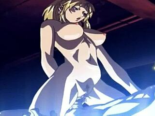 Hey, watch this blonde hentai girl ride her rich teacher hard!