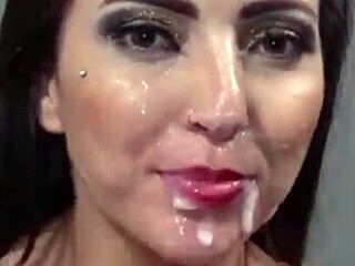 After party, redhead releases pussy and ass for huge black cock sensation