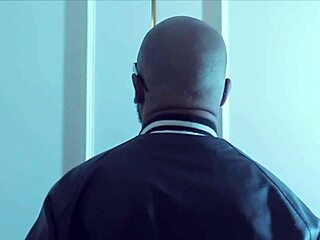 Giovana Bombom tied and dominated by Nego Catra during blowjob