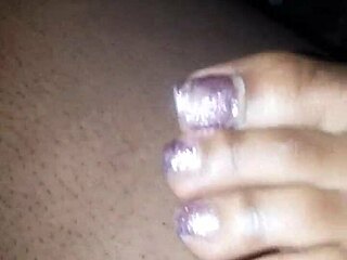 Toes Teasing A Hard Cock