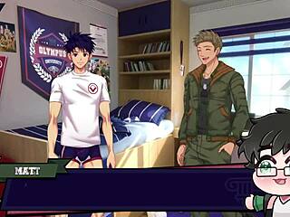 Nadando en leche en estudio de jocks, ¿quieres ver tíos musculosos pajearse en público?