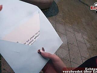 German Redhead Teen Slut Picked Up And Fucked On Berlin Street During Casting Interview