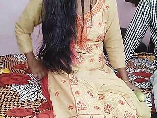 Mother-in-law arranges son-in-law's fucking in Hindi voice