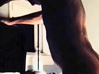 she licks cock and balls on her face