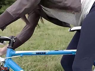 British milf in stockings and heels gets hardcore facial