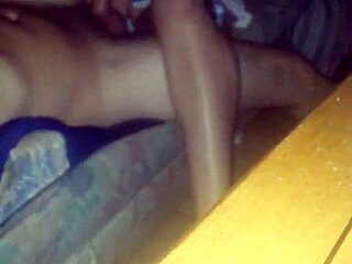 Wow, flexible teen sealing the deal by throating my huge cock!