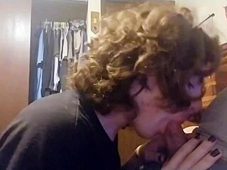 sucking that gay cock in secret