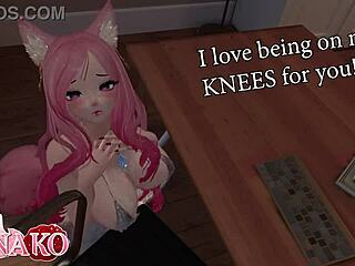 Catgirl Melompat Liar dan Memohon Lebih Banyak Cum di Adegan Anime. Tetek Besarnya Tertutup Sepenuhnya.