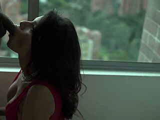 colombian babe rips clothes for monster cock gift