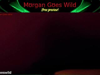 Morgan goes wild with monster cock?