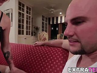 Hollie shields delivers intense lingerie blowjob