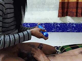 Naughty Stepsister Popy Khatun Rides Stepbrother Hanif PK's Fat Cocks Intensely.