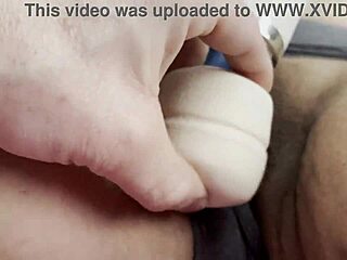 in part three, she gets her panties wet with a magic wand, then the camera man tries it