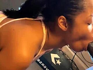 Watching BBC Bust Nut in Ebony Face