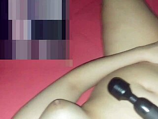 i watch my wife masturbate with a vibrator while she eyes a big black cock for another man.