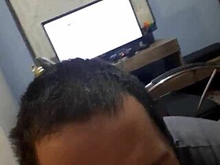 Intense Gay Sucking Session with Boyfriend