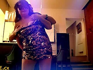 Mature Chubby Woman With Big Tits Gets Seduced At Party For Sex And Blowjob