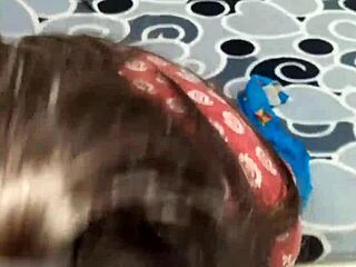 Desi Stepmom Blows Young Boy