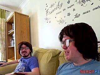 Yorkshire Nerd Receives Blowjob From Chubby Brits