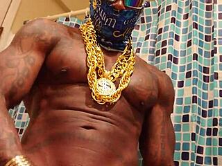 Hallelujah Johnson Worshipping Huge Big Black Cock Solo