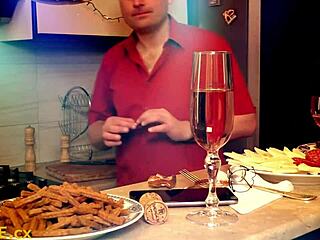 Mature Chubby Woman With Big Tits Gets Seduced At Party For Sex And Blowjob