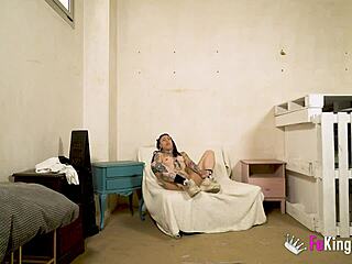 Punk brunette babe lures her two best friends into wild action. Her occupied place turns into a steamy mmf spot.