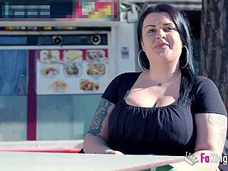 Super busty Sandra’s public sex comeback rocks!