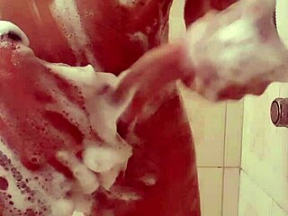 I love jerking off in the shower, feeling the cum build up intensely