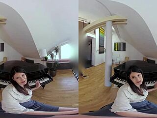 Czech Vr 346 - Piano Slut Getting Fucked Hard On Piano