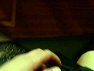 Shemale Masturbates Solo in Sexy Stockings