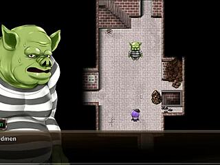 Karryn se masturba hasta orgasmo anal potente en hentai de prisión