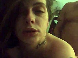 Specific Bobbi Gags on His Thick Cock with Deepthroat Passion