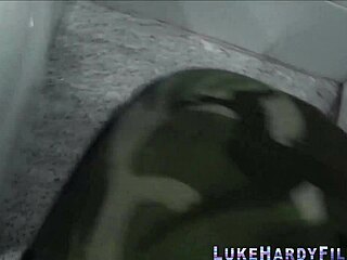 Blonde British Babe Sucks and Bangs Pornstar