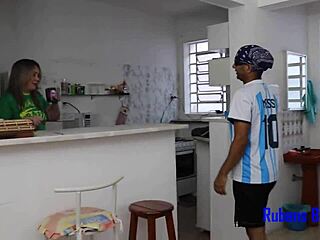 Argentinian Prostitute Rides Brazilian Cock