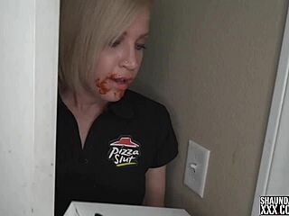 wow, can this pizza slut handle a huge black cock riding deep?