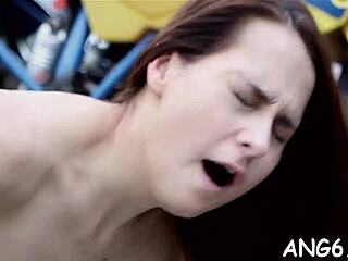 Naughty Licie C sucks a massive shaft in wild action