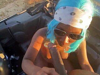 I'm suckin' that big black cock sloppy in public, deepthroatin' for the cumshot.