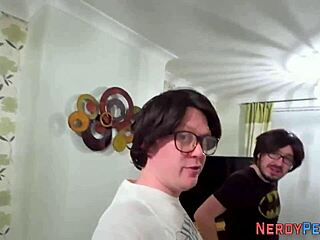 yorkshire geek gets tricked into hardcore oral and facial