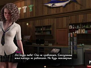 treasure of nadia has the milf cumming on customer in episode 20 💦