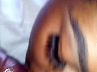 bbw sucking dick in pov close-up blowjob